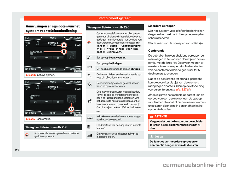 Seat Ateca 2019  Handleiding (in Dutch) Infotainmentsysteem
Aanw
