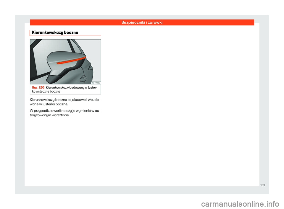 Seat Ateca 2019 Instrukcja Obsługi (in Polish) Bezpieczniki i Seat Ateca 2019 Instrukcja Obsługi (in Polish) Bezpieczniki i
