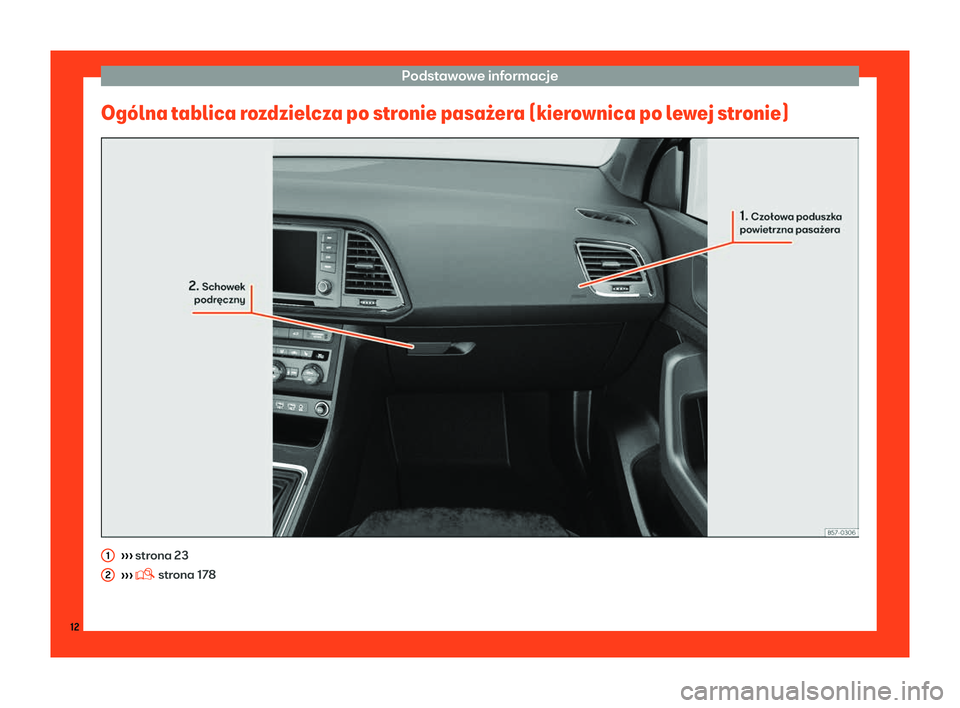 Seat Ateca 2019  Instrukcja Obsługi (in Polish) Podstawowe informacje
Og