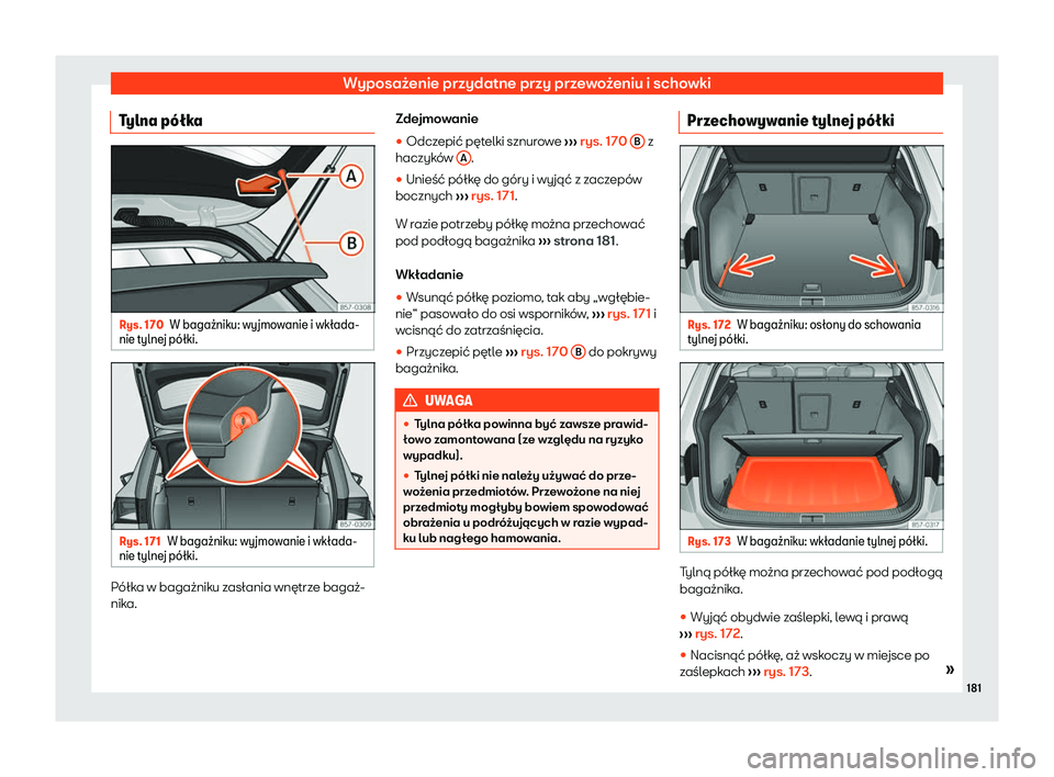Seat Ateca 2019 Instrukcja Obsługi (in Polish) Wyposa Seat Ateca 2019 Instrukcja Obsługi (in Polish) Wyposa