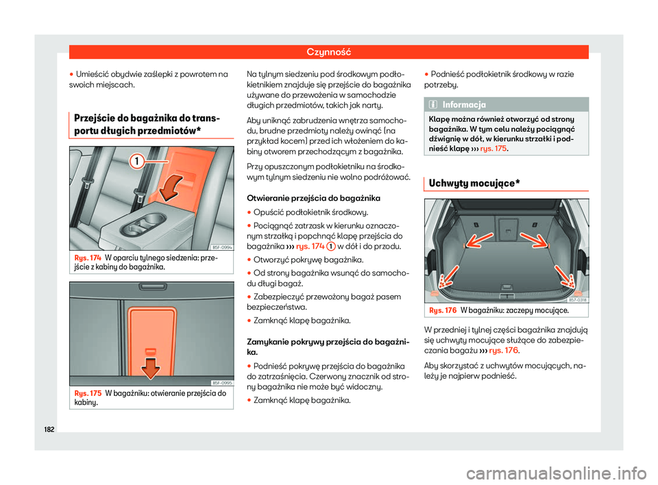 Seat Ateca 2019 Instrukcja Obsługi (in Polish) Czynno Seat Ateca 2019 Instrukcja Obsługi (in Polish) Czynno