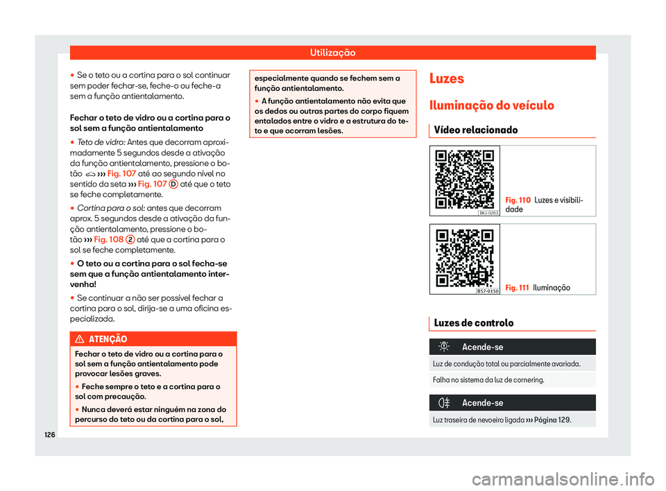 Seat Ateca 2019  Manual do proprietário (in Portuguese)  Utiliza