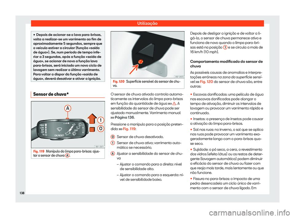 Seat Ateca 2019  Manual do proprietário (in Portuguese)  Utiliza