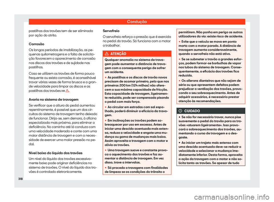 Seat Ateca 2019  Manual do proprietário (in Portuguese)  Condu