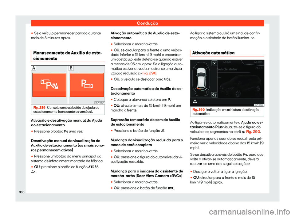 Seat Ateca 2019  Manual do proprietário (in Portuguese)  Condu