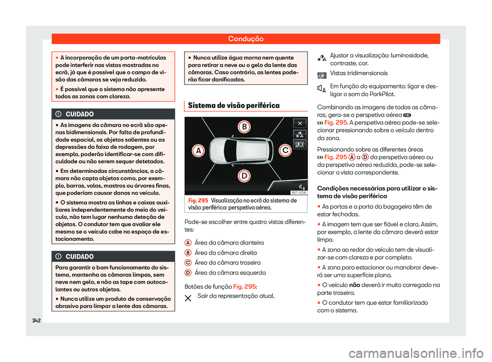 Seat Ateca 2019  Manual do proprietário (in Portuguese)  Condu
