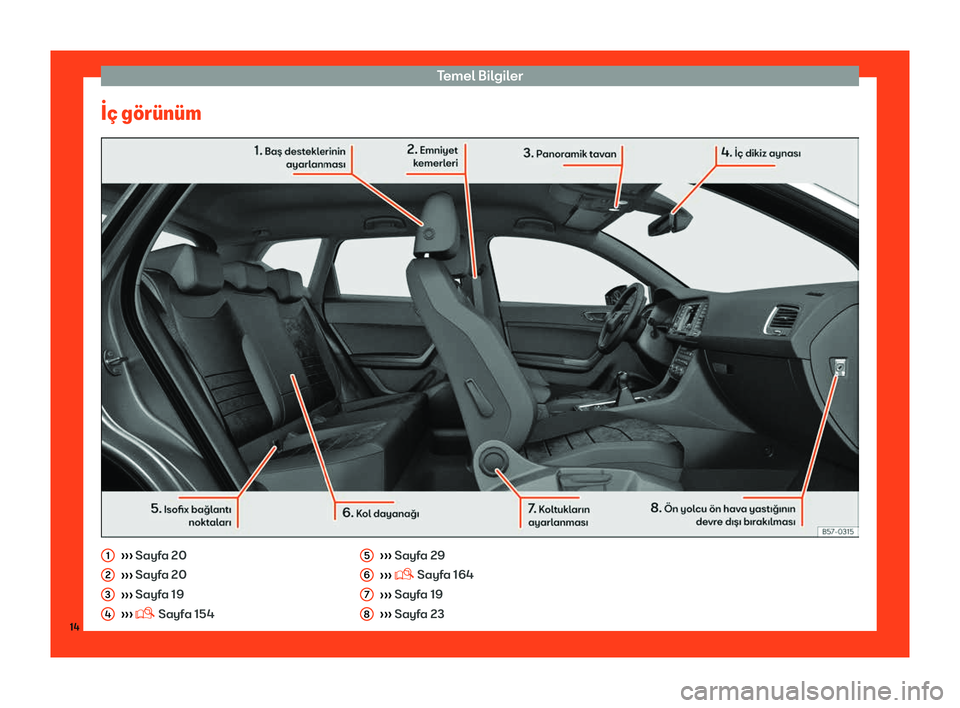 Seat Ateca 2019 Kullanım Kılavuzu (in Turkish) Temel B Seat Ateca 2019 Kullanım Kılavuzu (in Turkish) Temel B