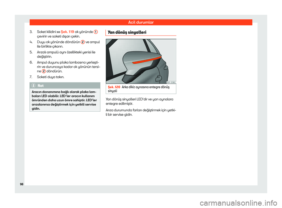 Seat Ateca 2019 Kullanım Kılavuzu (in Turkish) Ac Seat Ateca 2019 Kullanım Kılavuzu (in Turkish) Ac