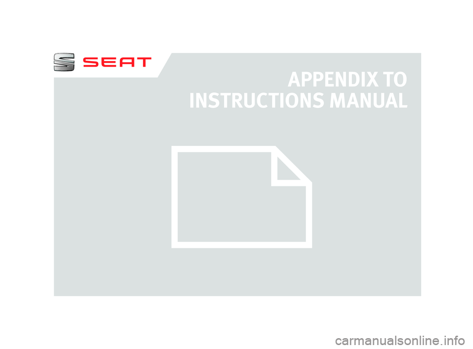 Seat Leon Sportstourer 2017  Appendix Directive 2014/53/EU 