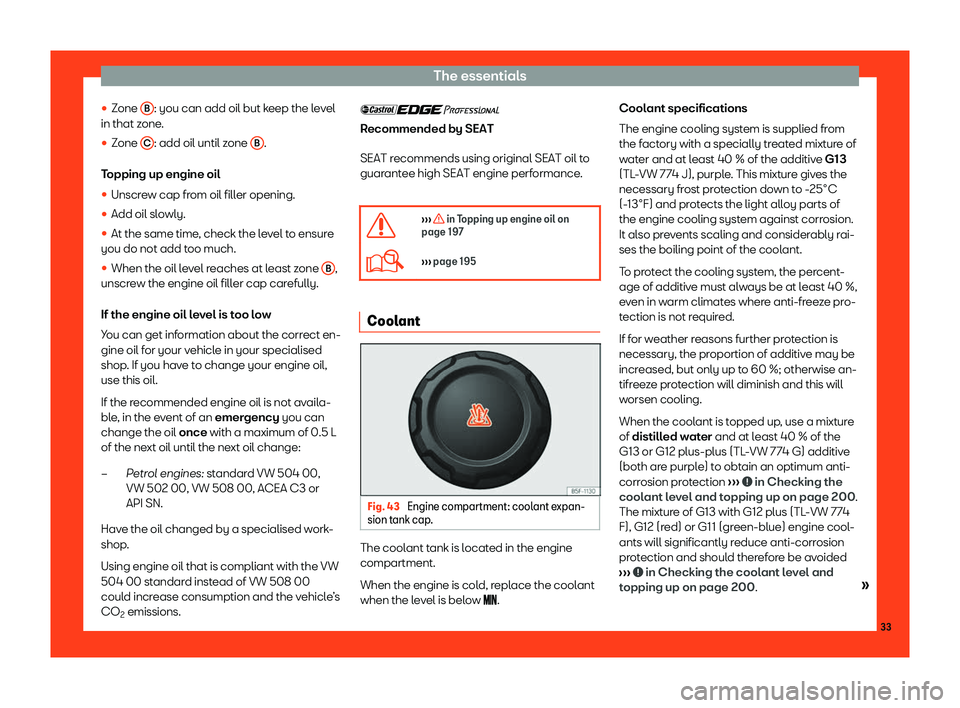 Seat Mii 2018 Owners Guide The essentials

