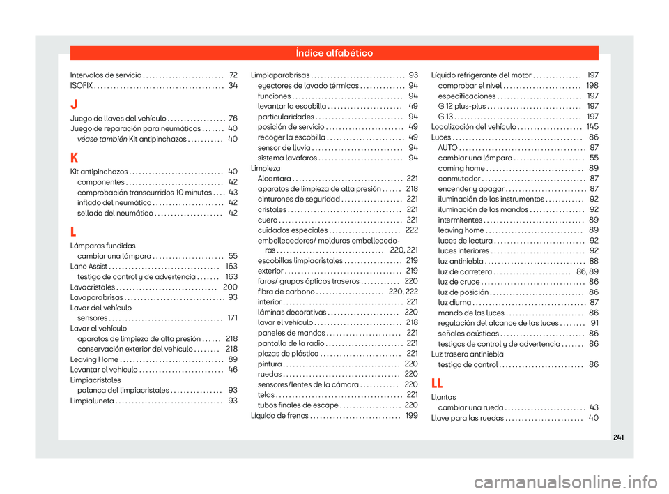 Seat Mii electric 2020 Manual de instrucciones (in Spanish) Seat Mii electric 2020 Manual de instrucciones (in Spanish)