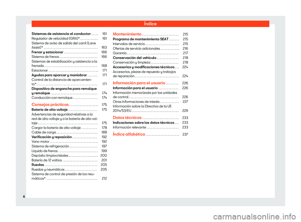 Seat Mii electric 2020  Manual de instrucciones (in Spanish) 