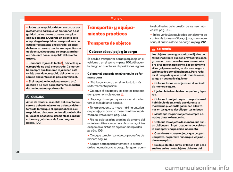 Seat Mii electric 2019  Manual de instrucciones (in Spanish) Manejo
