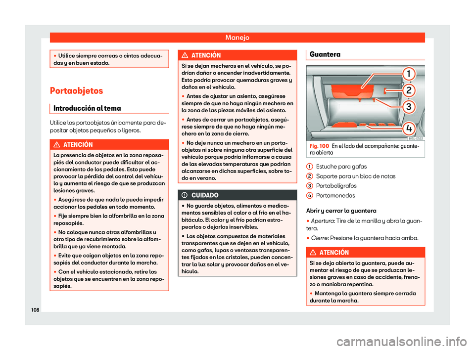 Seat Mii electric 2019  Manual de instrucciones (in Spanish) Manejo
