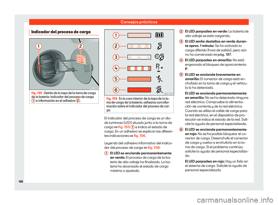 Seat Mii electric 2019 Manual de instrucciones (in Spanish) Consejos pr Seat Mii electric 2019 Manual de instrucciones (in Spanish) Consejos pr