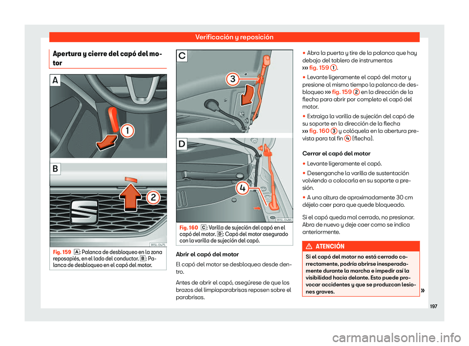 Seat Mii electric 2019 Manual de instrucciones (in Spanish) Verificaci Seat Mii electric 2019 Manual de instrucciones (in Spanish) Verificaci