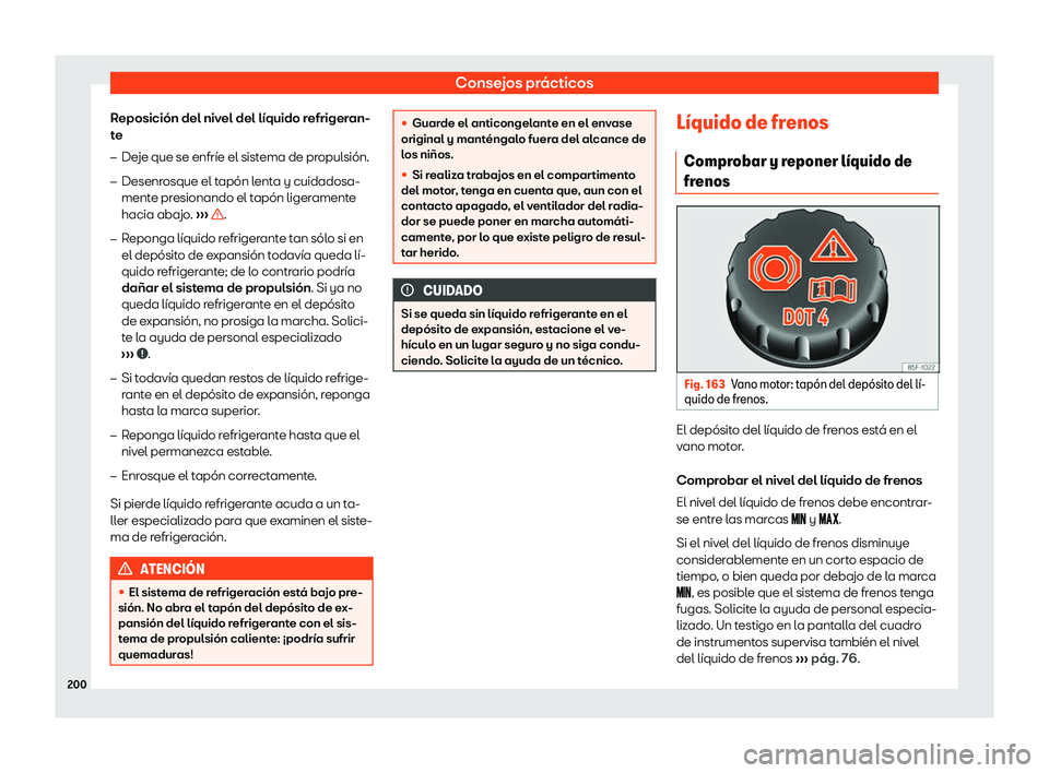 Seat Mii electric 2019 Manual de instrucciones (in Spanish) Consejos pr Seat Mii electric 2019 Manual de instrucciones (in Spanish) Consejos pr