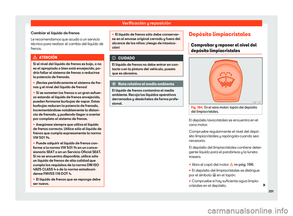 Seat Mii electric 2019 Manual de instrucciones (in Spanish) Verificaci Seat Mii electric 2019 Manual de instrucciones (in Spanish) Verificaci