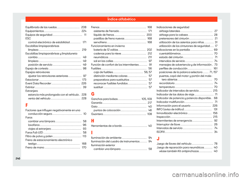 Seat Mii electric 2019 Manual de instrucciones (in Spanish) Seat Mii electric 2019 Manual de instrucciones (in Spanish)
