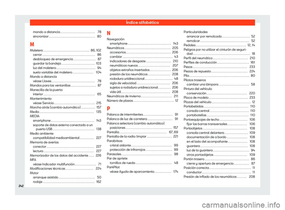 Seat Mii electric 2019 Manual de instrucciones (in Spanish) Seat Mii electric 2019 Manual de instrucciones (in Spanish)