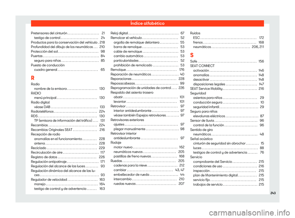 Seat Mii electric 2019 Manual de instrucciones (in Spanish) Seat Mii electric 2019 Manual de instrucciones (in Spanish)