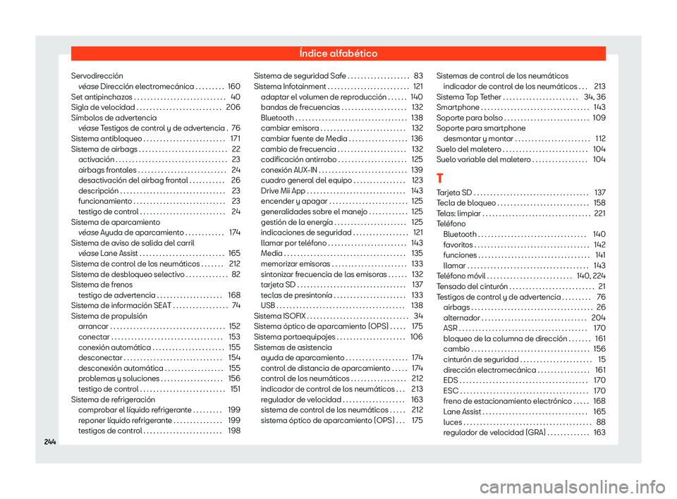 Seat Mii electric 2019 Manual de instrucciones (in Spanish) Seat Mii electric 2019 Manual de instrucciones (in Spanish)