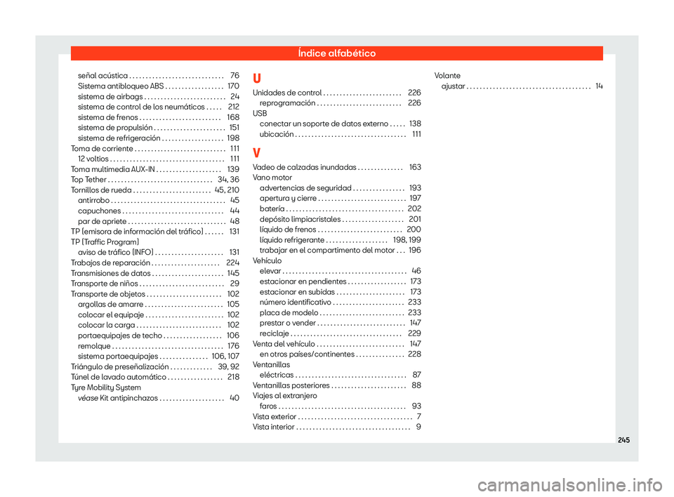 Seat Mii electric 2019 Manual de instrucciones (in Spanish) Seat Mii electric 2019 Manual de instrucciones (in Spanish)