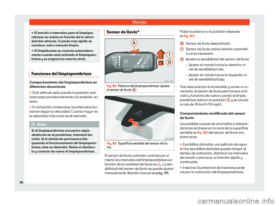 Seat Mii electric 2019  Manual de instrucciones (in Spanish) Manejo
