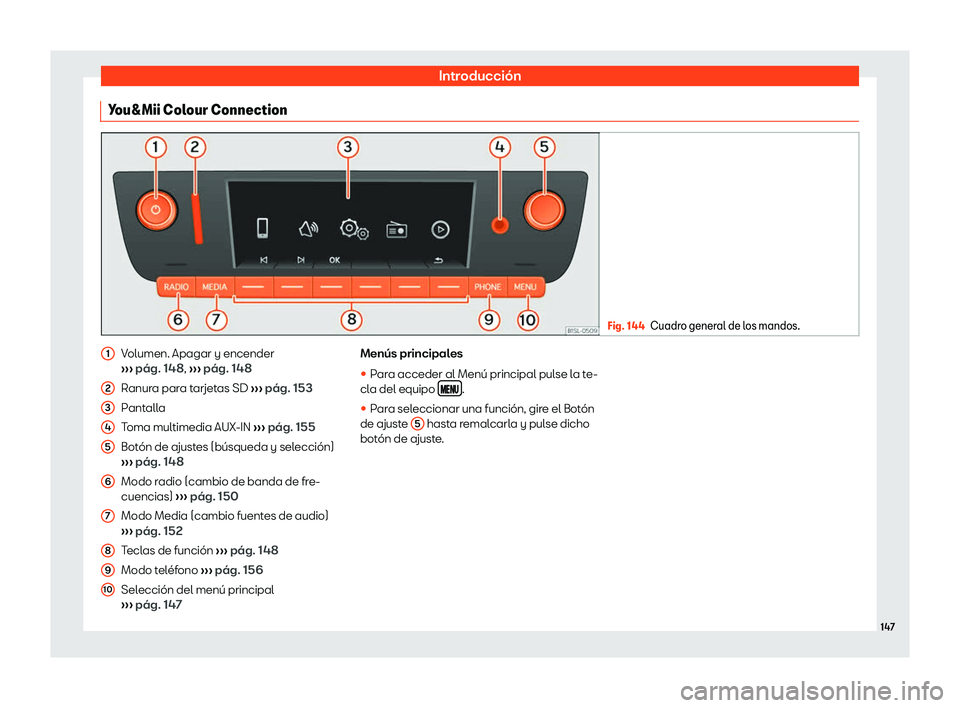 Seat Mii electric 2018  Manual de instrucciones (in Spanish) Introducci