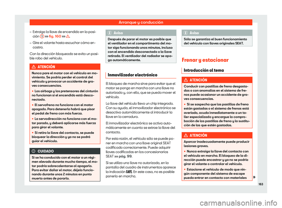 Seat Mii electric 2018  Manual de instrucciones (in Spanish) Arranque y conducci