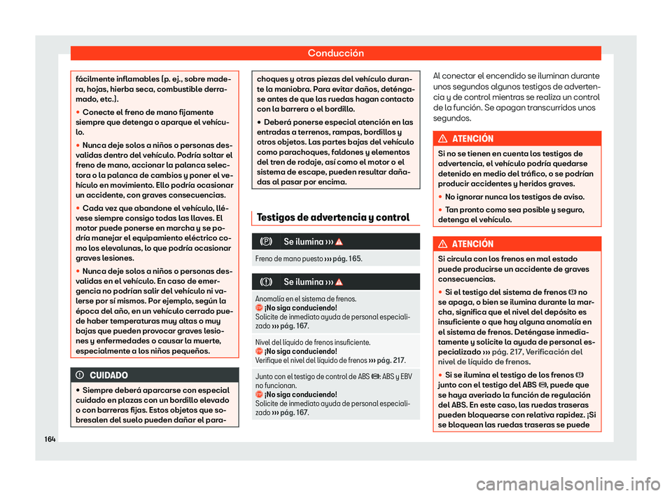 Seat Mii electric 2018  Manual de instrucciones (in Spanish) Conducci