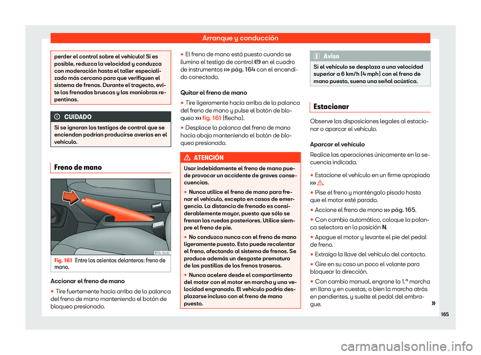 Seat Mii electric 2018  Manual de instrucciones (in Spanish) Arranque y conducci