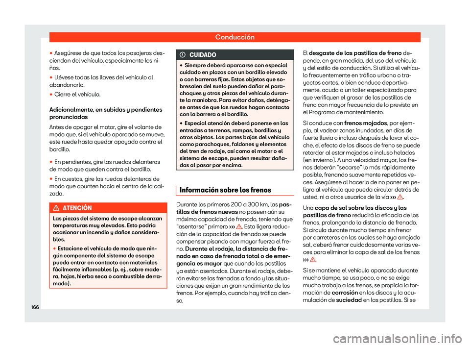 Seat Mii electric 2018  Manual de instrucciones (in Spanish) Conducci