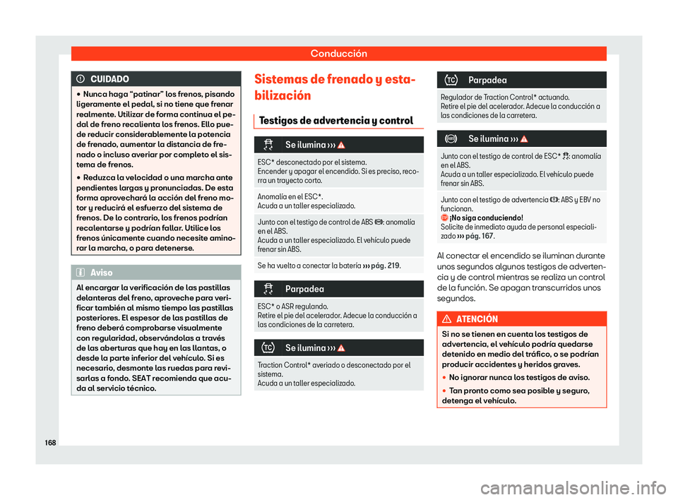 Seat Mii electric 2018  Manual de instrucciones (in Spanish) Conducci