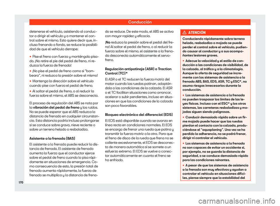 Seat Mii electric 2018 Manual de instrucciones (in Spanish) Conducci Seat Mii electric 2018 Manual de instrucciones (in Spanish) Conducci