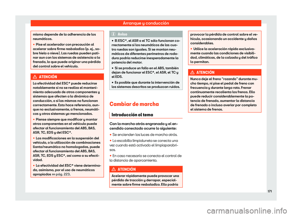 Seat Mii electric 2018 Manual de instrucciones (in Spanish) Arranque y conducci Seat Mii electric 2018 Manual de instrucciones (in Spanish) Arranque y conducci