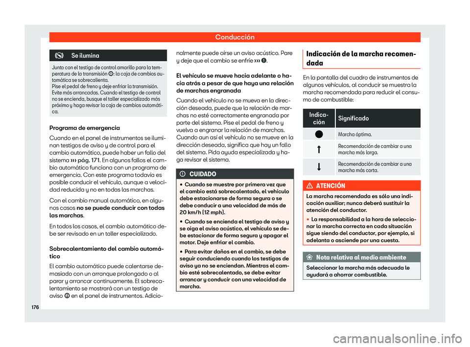 Seat Mii electric 2018 Manual de instrucciones (in Spanish) Conducci Seat Mii electric 2018 Manual de instrucciones (in Spanish) Conducci