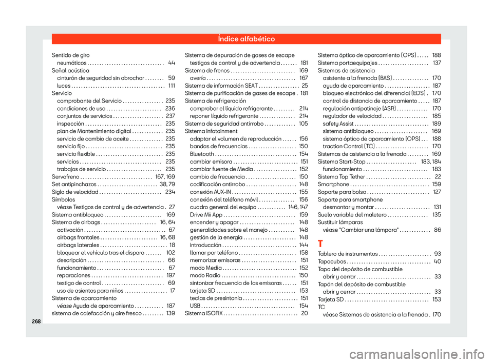 Seat Mii electric 2018 Manual de instrucciones (in Spanish) Seat Mii electric 2018 Manual de instrucciones (in Spanish)