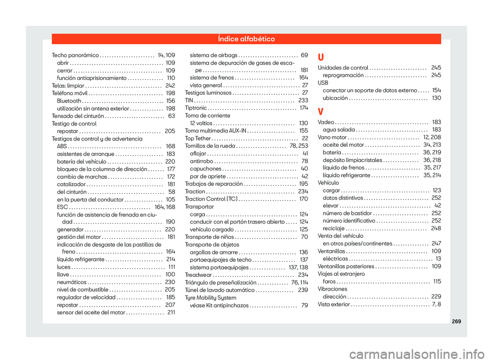 Seat Mii electric 2018  Manual de instrucciones (in Spanish) 