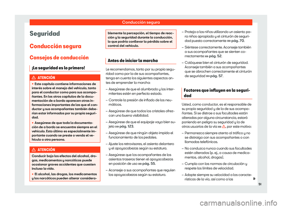 Seat Mii electric 2018  Manual de instrucciones (in Spanish) Conducci