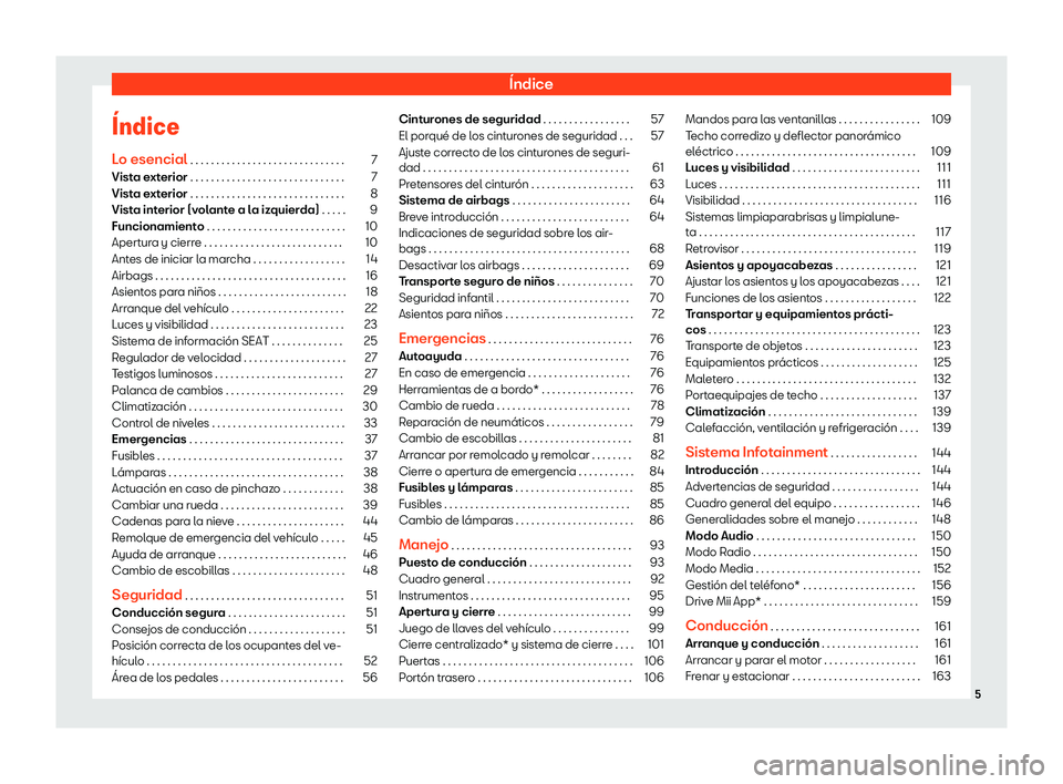 Seat Mii electric 2018  Manual de instrucciones (in Spanish) 