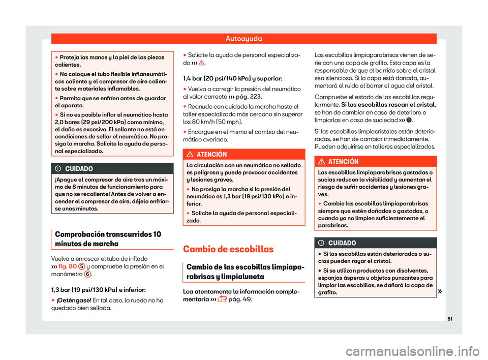 Seat Mii electric 2018  Manual de instrucciones (in Spanish) Autoayuda
