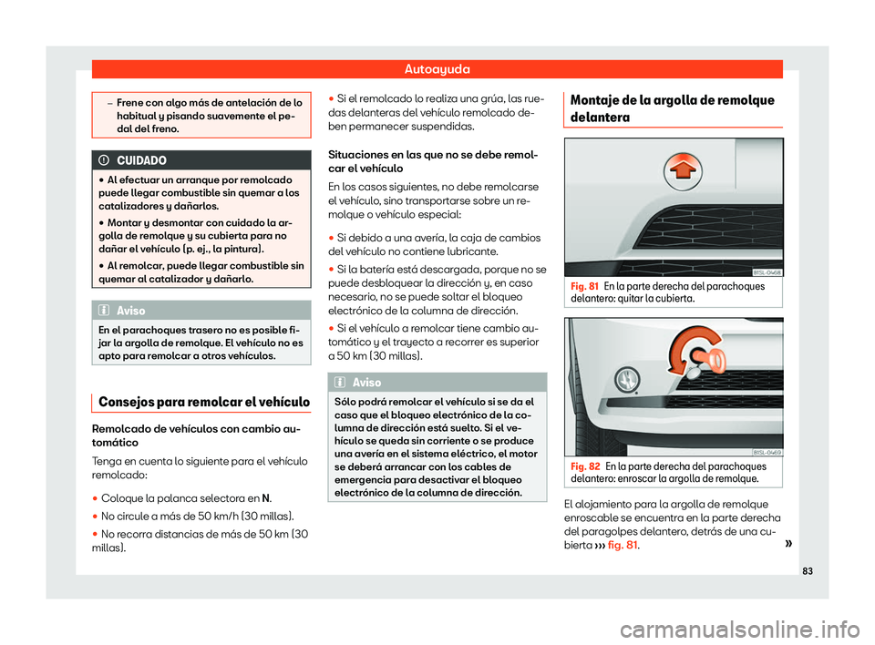 Seat Mii electric 2018  Manual de instrucciones (in Spanish) Autoayuda
�
