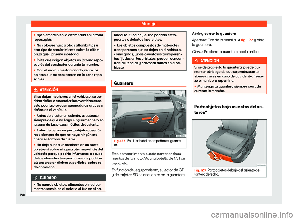 Seat Ibiza 2020  Manual de instrucciones (in Spanish) Manejo
