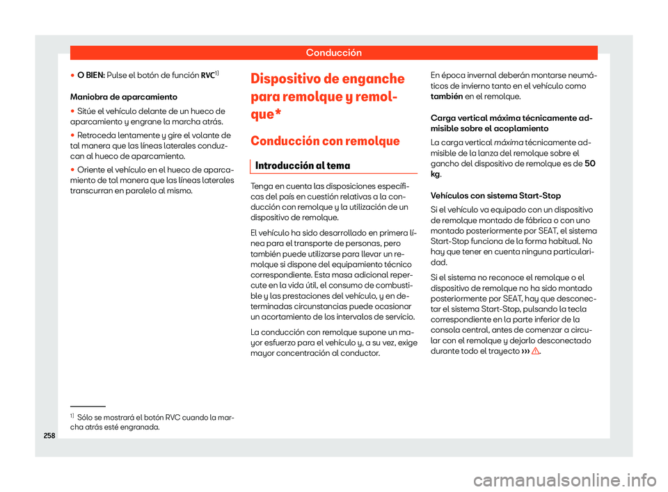 Seat Ibiza 2020  Manual de instrucciones (in Spanish) Conducción

