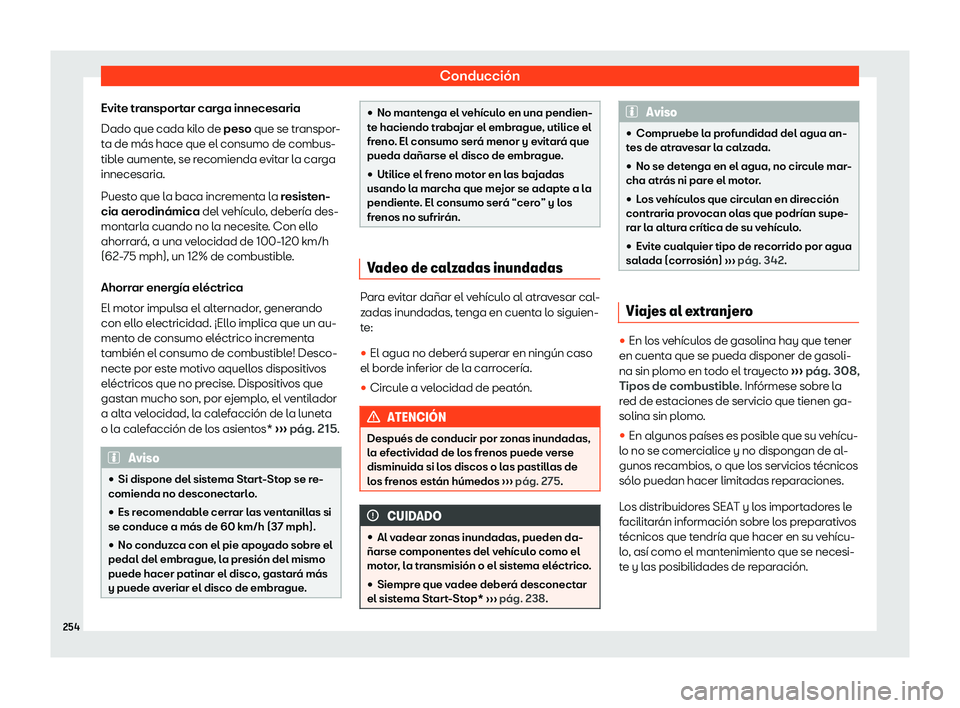 Seat Ibiza 2019  Manual de instrucciones (in Spanish) Conducci