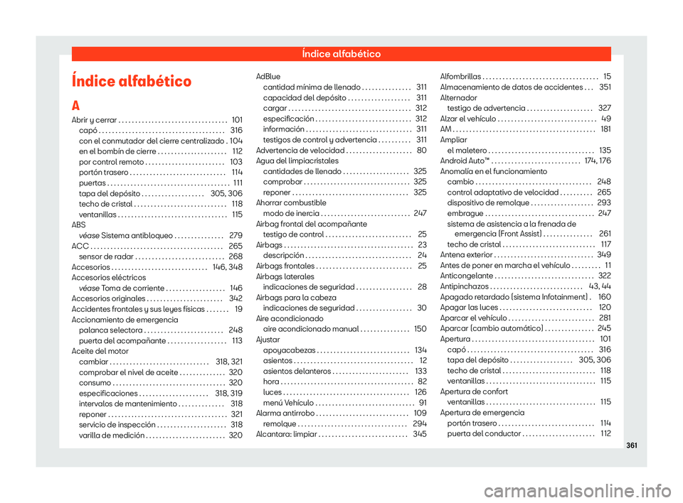 Seat Ibiza 2019 Manual de instrucciones (in Spanish) Seat Ibiza 2019 Manual de instrucciones (in Spanish)