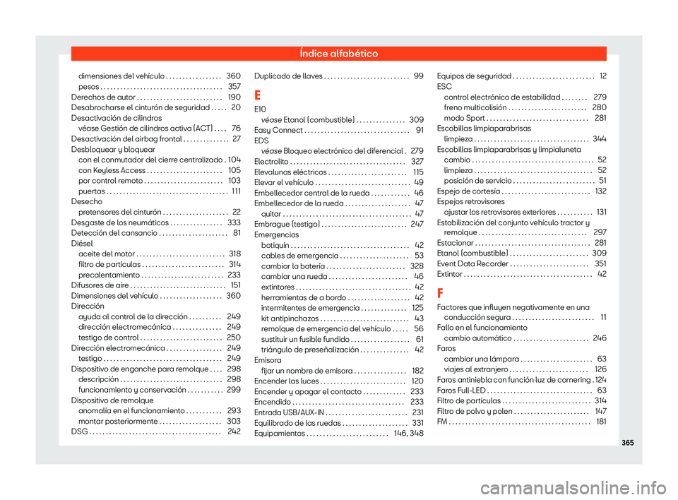 Seat Ibiza 2019 Manual de instrucciones (in Spanish) Seat Ibiza 2019 Manual de instrucciones (in Spanish)