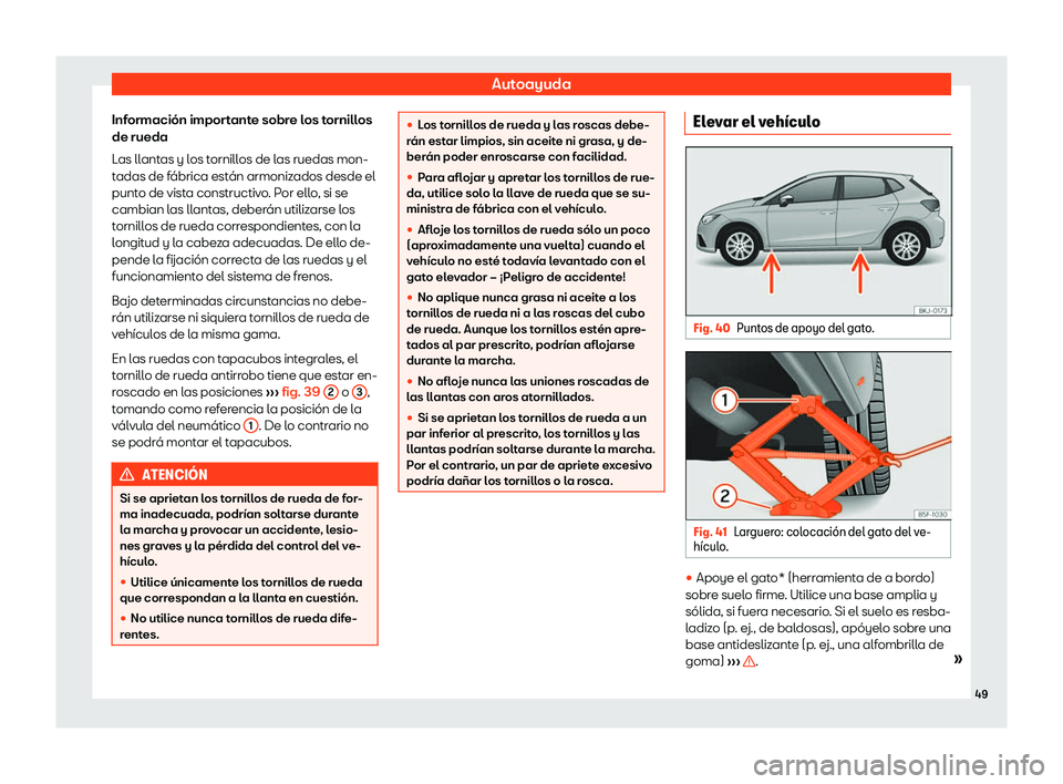 Seat Ibiza 2019  Manual de instrucciones (in Spanish) Autoayuda
Informaci