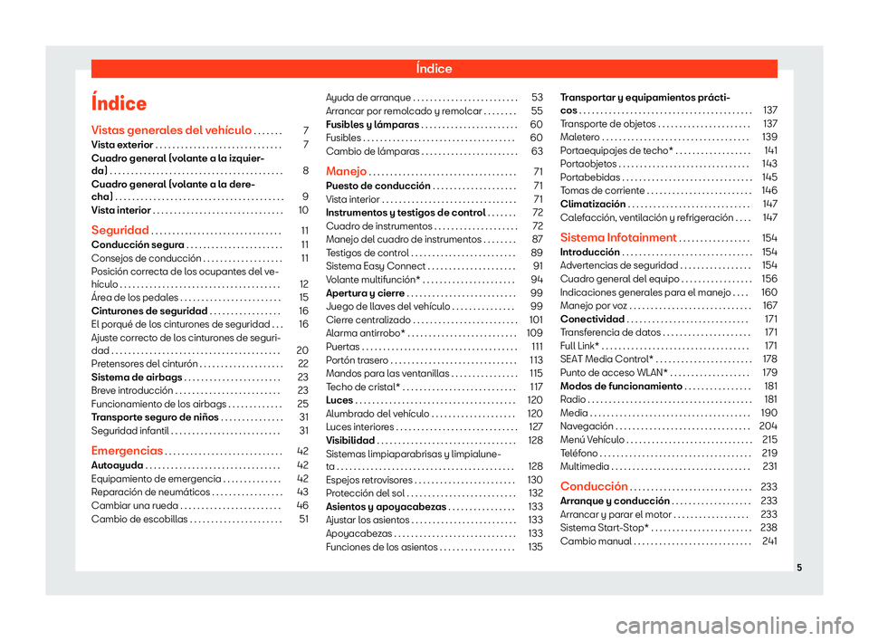 Seat Ibiza 2019  Manual de instrucciones (in Spanish) 